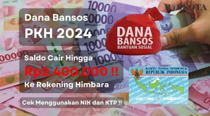 NIK di KTP atas nama Anda yang masuk kategori penerima bansos PKH 2024, dapat terima total subsidi dana Rp2.400.000, cek disini informasi pencairan bulan November. (Poskota/Aldi Harlanda Irawan)