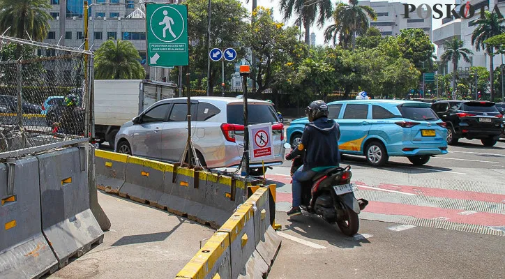 Polda Metro Jaya akan melakukan rekayasa lalin jelang gladi upacara HUT RI ke-80 Poskota/Ahmad Tri Hawaari