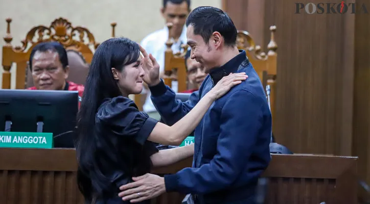 Harvey Moeis dan Sandra Dewi jadi peserta BPJS Kesehatan kelas 3.(Poskota/Ahmad Tri Hawaari)