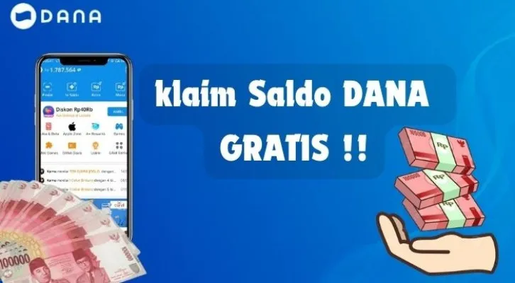 Klaim dan miliki saldo DANA gratis Rp210.000 sekarang ke dompet elektronik dengan 3 cara mudah berikut ini.(Poskota/Aldi Harlanda Irawan)