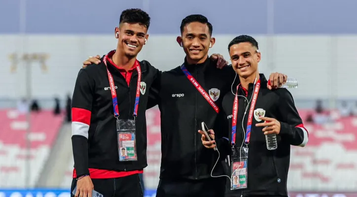 Debut dua pemain Indonesia, Hilgers dan Reijnders berjalan cukup baik saat melawan Bahrain. (X/Berita timnas indonesia)