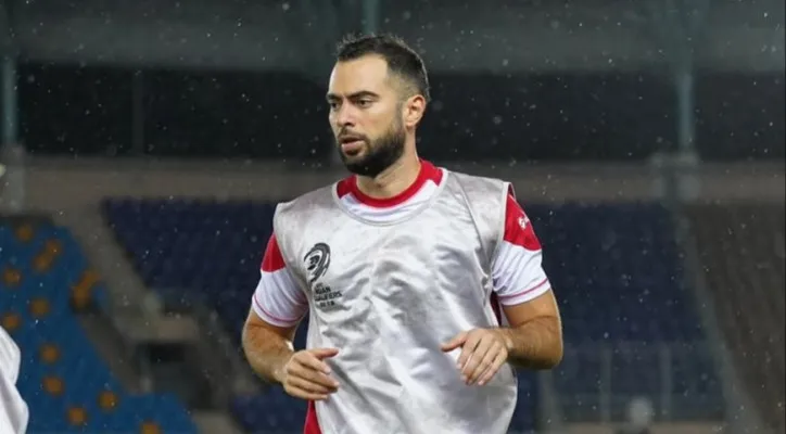 Jordi Amat mengalami cidera pergelangan kaki dan terpaksa absen membela Timnas Indonesia  (Instagram @jordiamat)