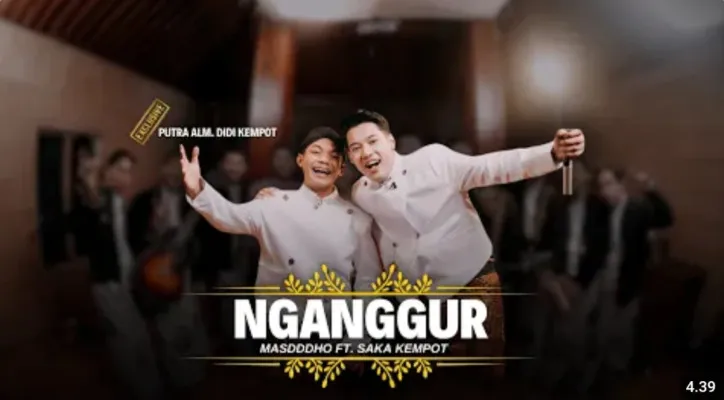 Lirik lagu 'Nganggur' - Masdddho feat Saka Kempot beserta terjemahan Bahasa Indonesia (Foto/YouTube: Masdddho)