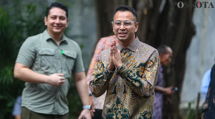 Selebritas Raffi Ahmad tidak masuk dalam daftar Menteri-Wamen Kabinet Merah Putih. (Poskota/Ahmad Tri Hawaari)