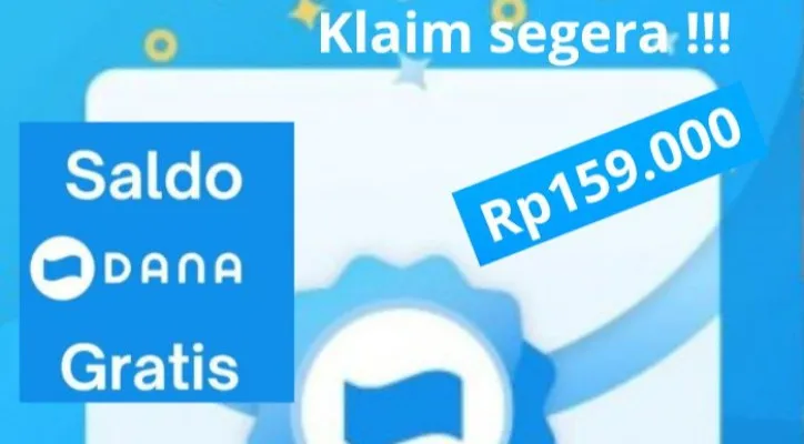 Nomor HP yang beruntung terpilih untuk klaim saldo DANA Rp159.000 gratis ke dompet elektronik untuk hari ini.(DANA)