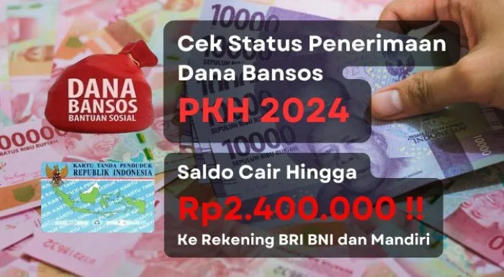 Pemilik KTP dengan nama dan NIK ini lolos verifikasi penerimaan dana bansos PKH 2024, total penyaluran saldo Rp2.400.000 ke rekening KKS via BRI BNI dan Mandiri. (Poskota/Aldi Harlanda Irawan)