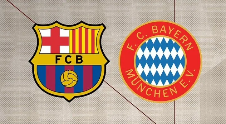 Barcelona vs Bayern Munich: jadwal pertandingan dan link live streamingnya malam ini. (X/Bayern Munich)