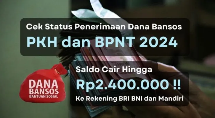 NIK e-KTP atas nama Anda berhasil menerima subsidi bansos PKH dan BPNT 2024, total penyaluran saldo Rp2.400.000 ke rekening Himbara, informasi lengkapnya cek disini. (Poskota/Aldi Harlanda Irawan)