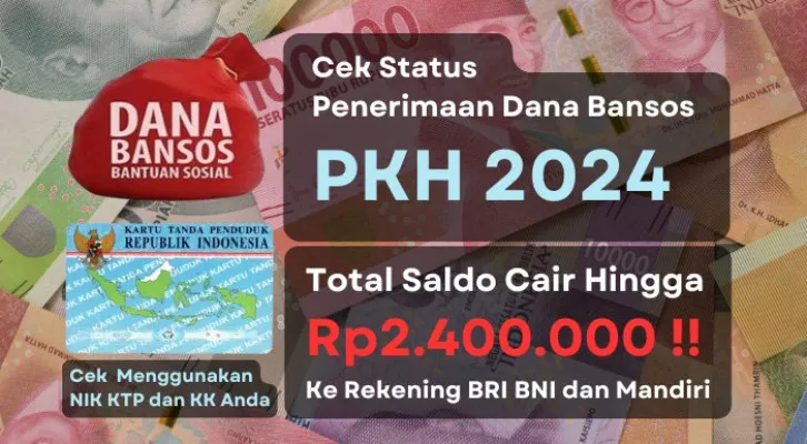 NIK e-KTP dengan nama ini lolos evaluasi kelayakan penerima subsidi dana yang totalnya Rp2.400.000 dari bansos PKH 2024, cek disini status penerimaan dan informasi lengkapnya. (Poskota/Aldi Harlanda Irawan)