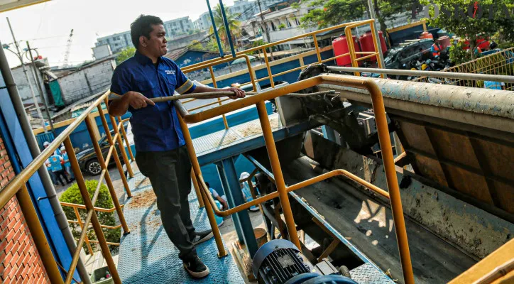 Pengecekan Kesiapan Rumah Pompa Waduk Pluit Cegah Antisipasi Banjir