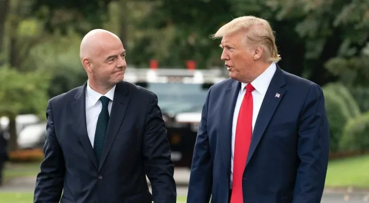 Presiden FIFA, Gianni Infantino dan Presiden terpilih AS, Donald Trump. (Instagram/@gianni_infantino)