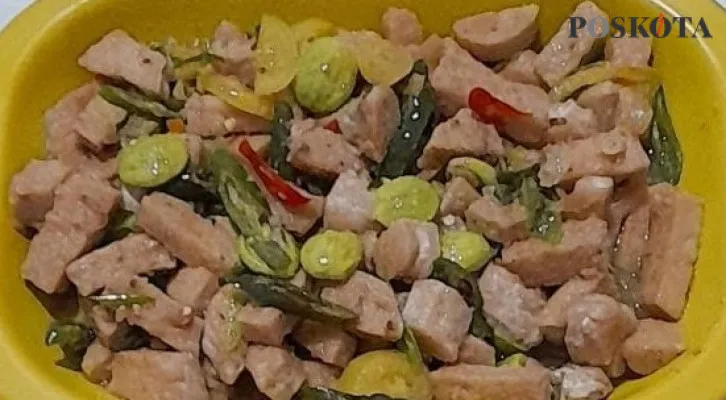 Tumis Tempe Gembus Petai, resep dan cara membuat masakan rumahan bikin nafsu makan. (Raihan Ali/Poskota)