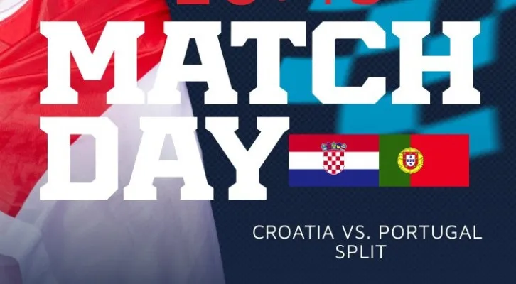 UEFA Nations League: Kroasia vs Portugal, jadwal pertandingan live streaming dan prediksi line up. (X/Croatia)