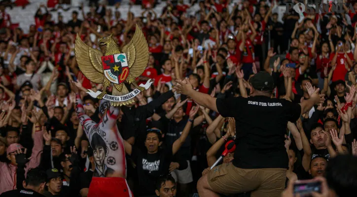Riuh Gemuruh Suporter Iringi Kemenangan Timnas Indonesia