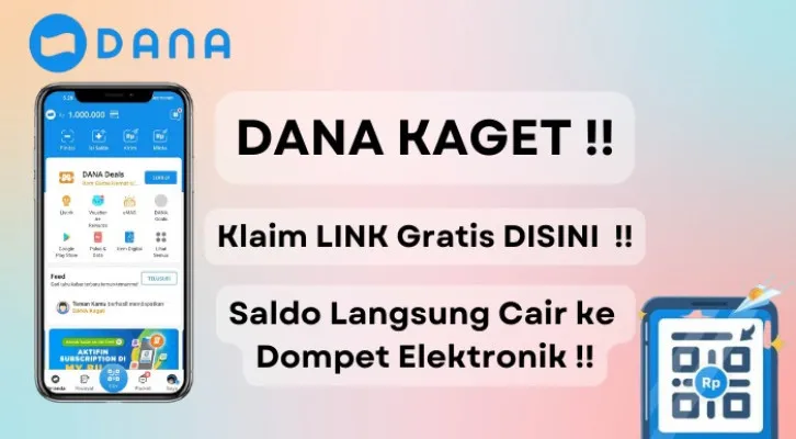 Dapatkan dan klaim saldo DANA kaget gratis Rp250 ribu dengan 3 link berikut ini, cairkan ke dompet digital sekarang. (Poskota/Aldi Harlanda Irawan)