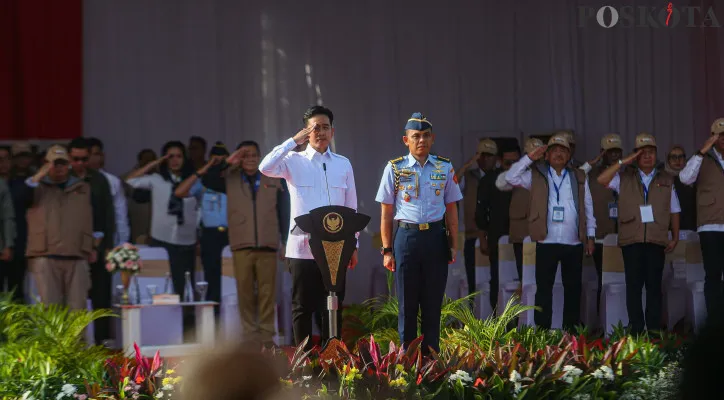 Gibran Hadiri Apel Siaga Bawaslu Menjelang Hari Tenang Pilkada 2024