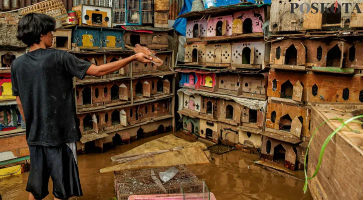 18 RT dan 4 Jalan Terendam Air Akibat Banjir Meluas