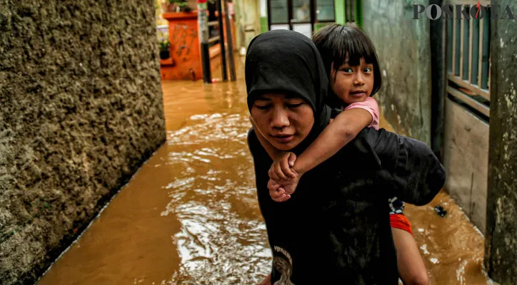 18 RT dan 4 Jalan Terendam Air Akibat Banjir Meluas