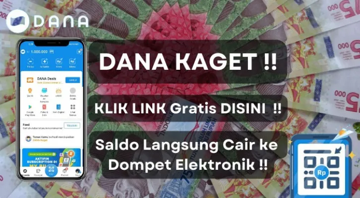 Kini mendapatkan saldo gratis semakin mudah hanya dengan menggunakan link DANA kaget berikut ini dan cairkan sekarang! (Poskota/Aldi Harlanda Irawan)