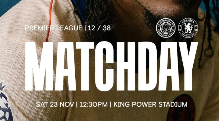 Leicester vs Chelsea: link live streaming prediksi line up dan jadwal pertandingan. (X/Chelsea)