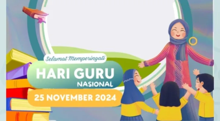 30 Link Twibbon Selamat Hari Guru Nasional 25 November 2024 Terbaru (Foto: Twibbon Weri Safitri)