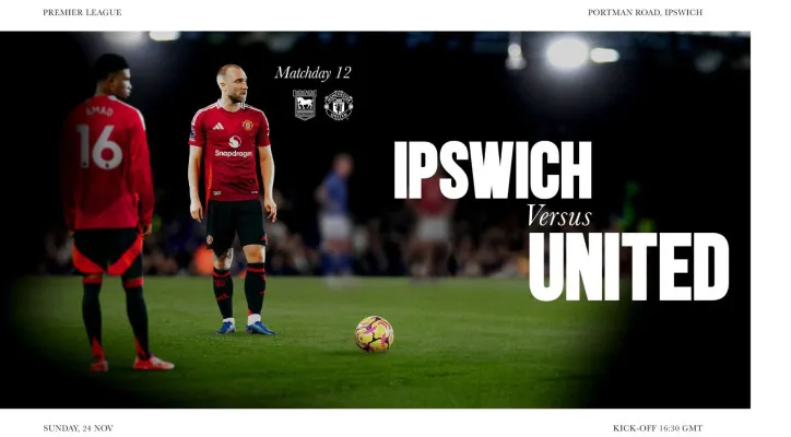 Tonton live streaming Ipswich Town vs Manchester United malam ini di Liga Inggris pekan ke-12! (Instagram @manchesterunited)