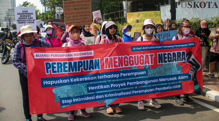 Aksi Protes Perempuan Mengugat Negara Hapuskan Kekerasan dan Kriminalisasi