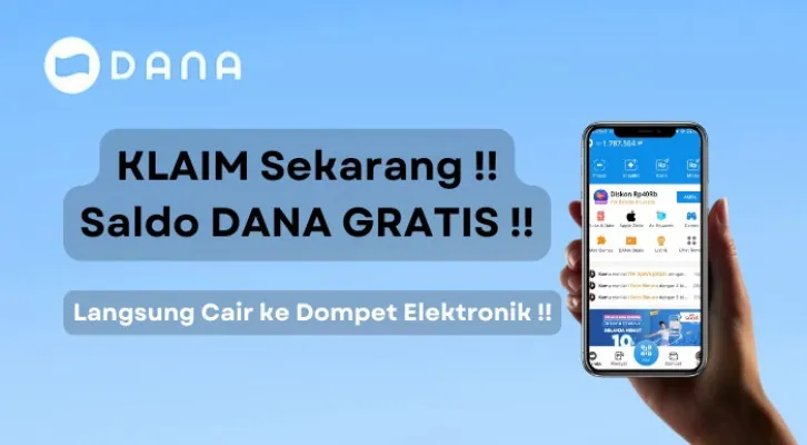 Begini cara mudah untuk Anda bisa menghasilkan saldo DANA gratis yang langsung cair ke dompet elektronik. (Poskota/Aldi Harlanda Irawan)