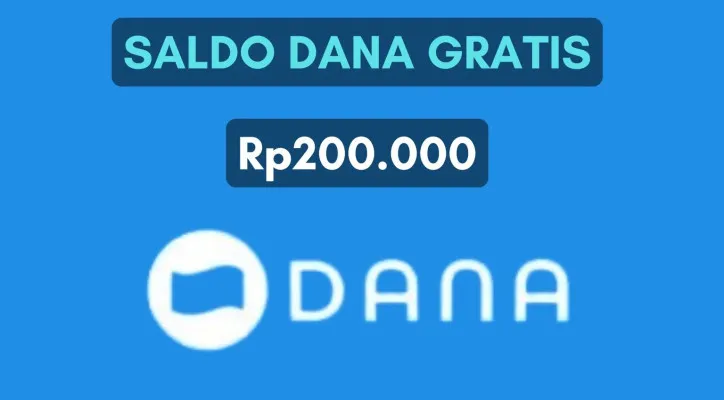 Saldo DANA Gratis Rp200.000 hari ini bisa Anda klaim sekarang juga! (Poskota/Herdyan)