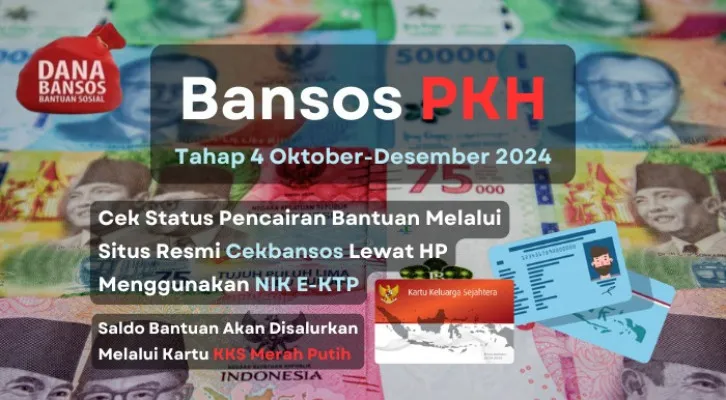 Status penyaluran terbaru bansos PKH tahap 4 2024, Cek disini selengkapnya. (Poskota/Aldi Harlanda Irawan)