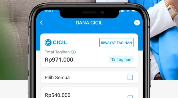 Cara mengaktifkan fitur DANA cicil untuk belanja berbagai kebutuhan secara diangsur. (Doc. Dana)