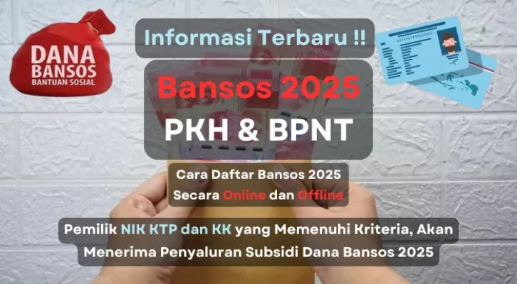 Info penyaluran bansos reguler dan non reluger yang cair dipercepata awal bulan Januari 2025, Simak selengkapnya dan cara mendaftar secara online offline. (Poskota/Aldi Harlanda Irawan)