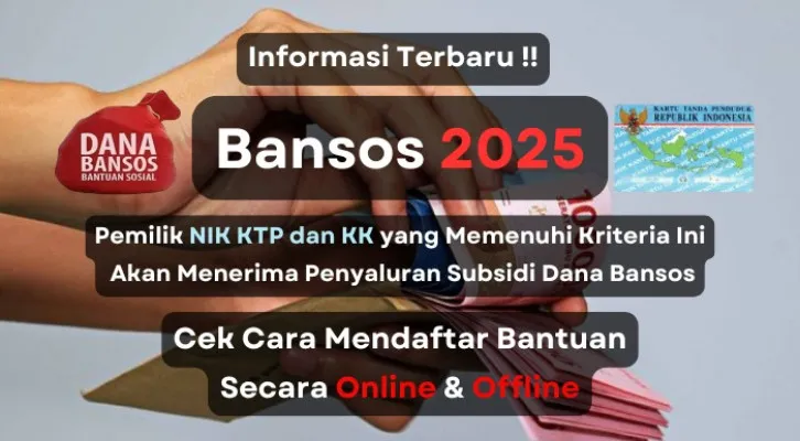 Anda dengan NIK e-KTP dan KK yang memenuhi kriteria berikut ini dapat menerima penyaluran bansos PKH dan BPNT untuk tahun 2025, Simak info selengkapnya disini. (Poskota/Aldi Harlanda Irawan)