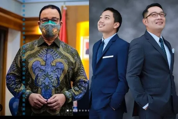 Kolase Anies Baswedan, Eril - Ridwan Kamil. (foto diolah google)