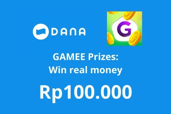 GAMEE Prizes: Win real money, game penghasil saldo DANA gratis Rp100.000. (Poskota/Canva/Audie Salsabila Hariyadi)