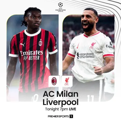 Link streaming AC Milan vs Liverpool. (X/@PremSportsIRL)