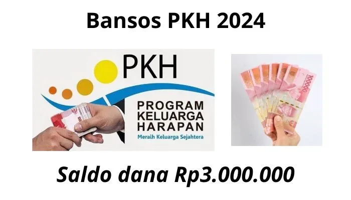 Saldo dana Rp3.000.000 dari subsidi bansos PKH 2024 siap disalurkan pemerintah melalui Rekening KKS. (Poskota/Gabriel Omar Batistuta)