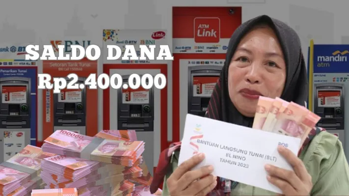 Selamat KPM peralihan Pos Indonesia ke Rekening Bank Himbara telah terima saldo dana Rp2.400.000 dari subsidi bansos PKH 2024. (Poskota/Gabriel Omar Batistuta)