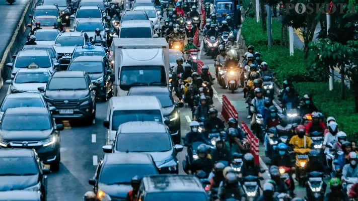 Titik rawan kemacetan saat mudik lebaran di Pulau Jawa. Ahmad Tri Hawaari