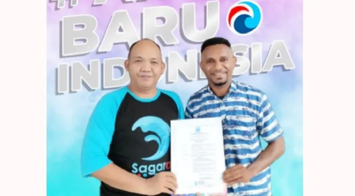 Mariando Djonak Uropmabin gabung ke Partai Gelora. (ist)