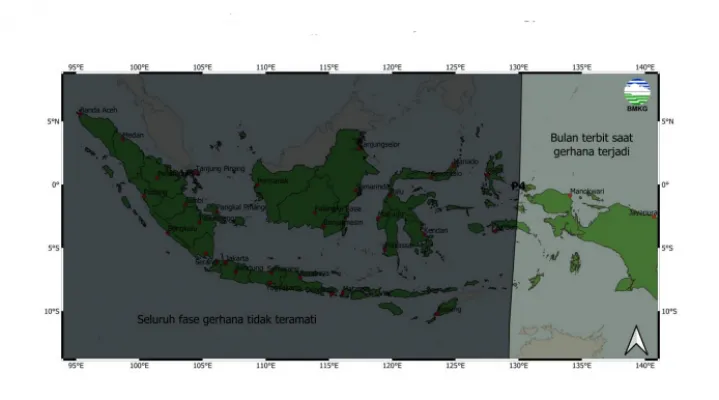 Badan Meteorologi, Klimatologi, dan Geofisika (BMKG) mencatat bahwa Gerhana Bulan Penumbra (GBP) akan terlihat di langit Indonesia pada Senin, 25 Maret 2024. (bmkg.go.id)