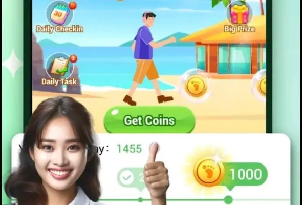 Hanya dengan sekali klik pada aplikasi Gogo Cash, Anda akan mendapatkan saldo DANA gratis sebesar Rp60 ribu per hari. (Playstore)