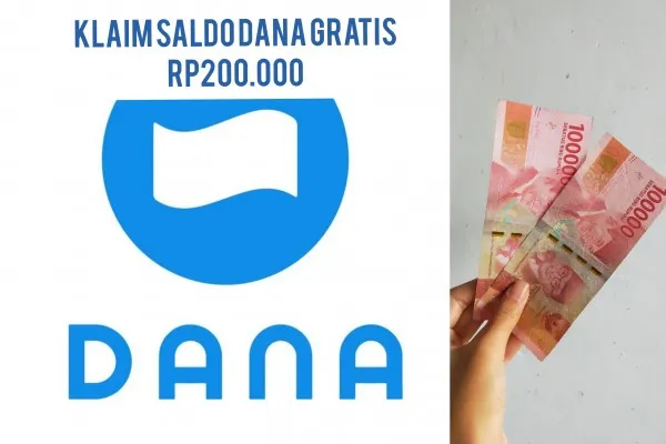 Link saldo DANA gratis Rp200.000 hari ini 5 Agustus 2024.. (Poskota/Rinrin Rindawati)