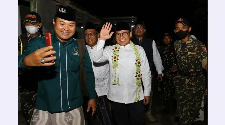 Abdul Muhaimin Iskandar atau Gus Muhaimin saat di Pondok Pesantren Al Ibrohimy, Galis, Bangkalan. (ist)