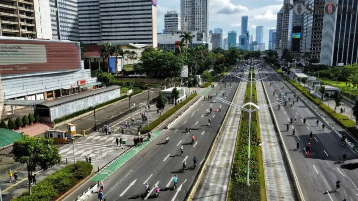 Car free day ditiadakan 4 Juni 2023 mendatang. Foto: Poskota/Ahmad Tri Hawari.