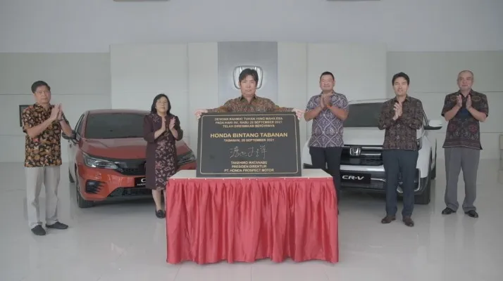 Perkuat Jaringan di Bali, Honda Resmikan Dealer Honda Bintang Tabanan. (foto/hpm)