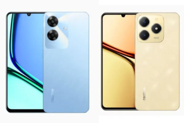 Hp Android Rp1 jutaan terbaik Oktober 2024, salah satunya Realme C61 dan Realme Note 60 (Dok. realme.com)