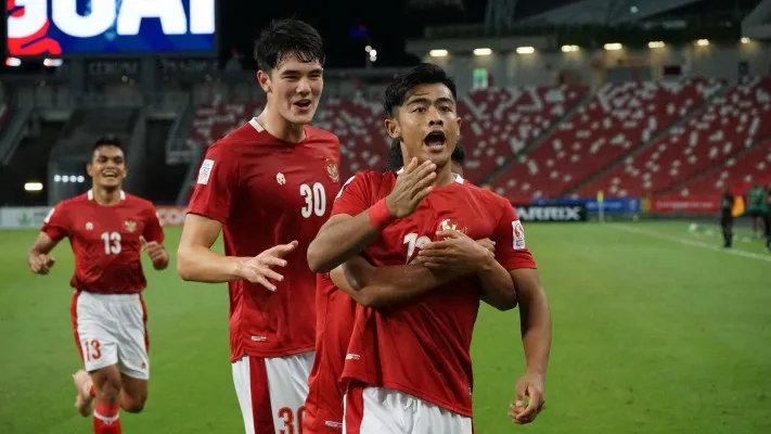 Indonesia berhasil lolos ke semifinal setelah berhasil mengalahkan Malaysia dengan skor 4-1. (foto: pssi)