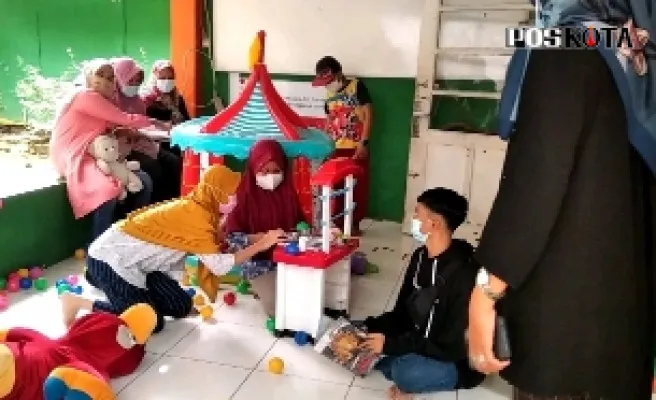 Anak penderita kanker dirawat di Yayasan Amarylis Kirana Kota Tangerang. (Fernando Toga) 