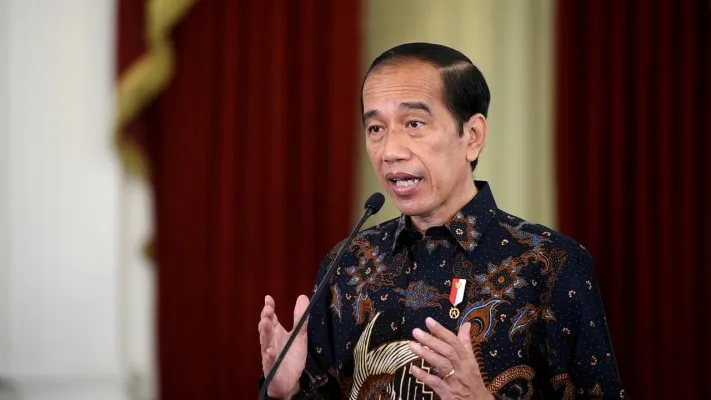 Presiden Jokowi pada peringatan hari ulang tahun Ikatan Ahli Perencanaan (IAP) Indonesia. (ist)